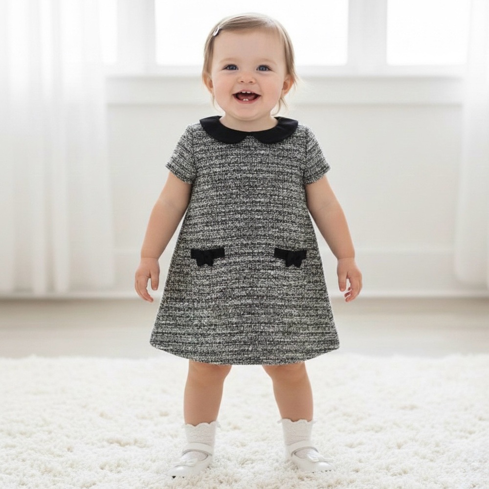 ❤️3 for $12 ❤️ Primark Baby Girl Dress Size 9-12M & Dress Shoes Size  5
